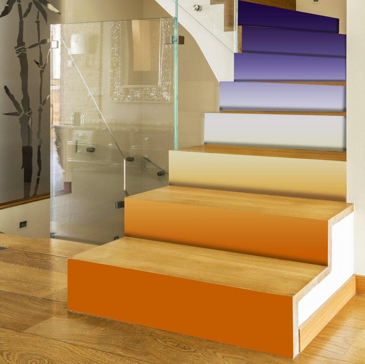 Ensemble de rénovation d'escalier vibrant - Kit de conversion 51 / personnalisé