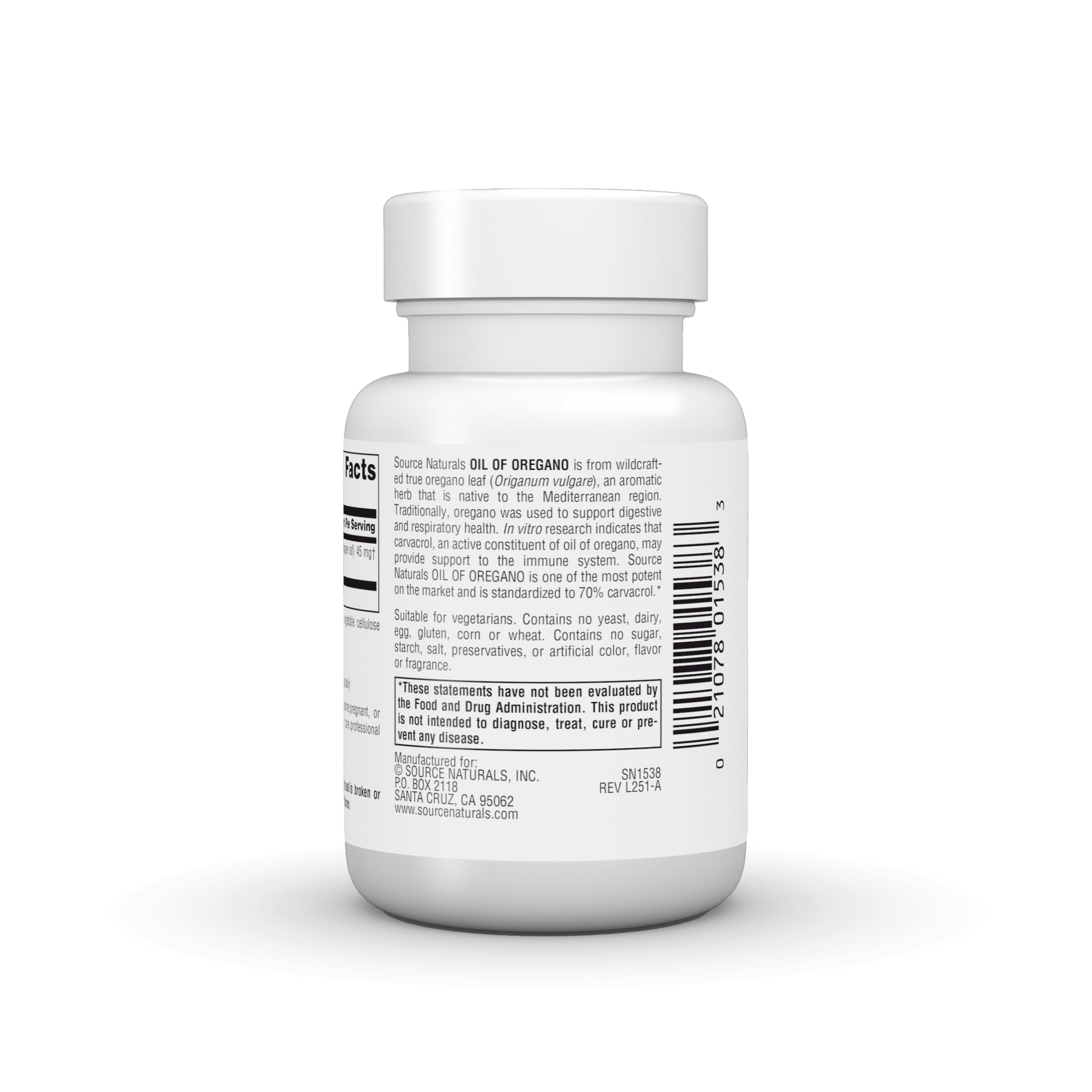 Source Naturals, Wellness Oil of Oregano, 30 Vegetarian Capsules — Amazon image 4