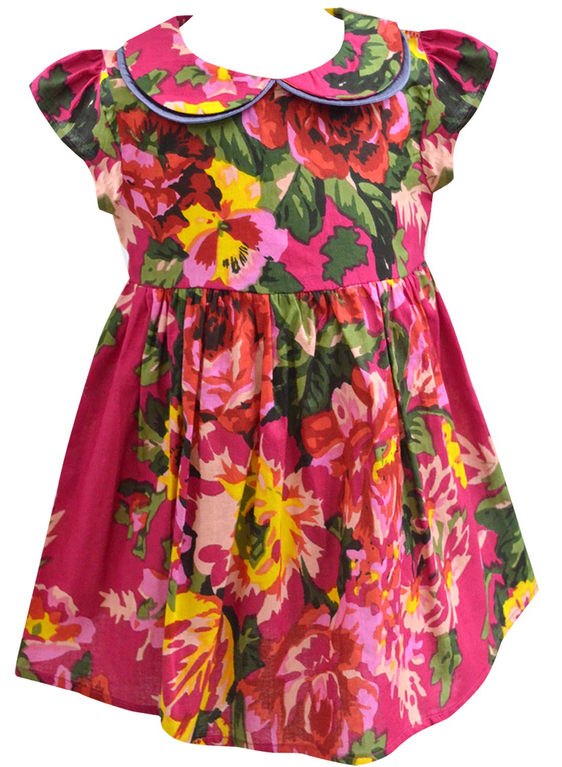 A.T.U.N. All Things Uber Nice Cotton Fit And Flare Baby-Girls, Knee-Length Casual Dress