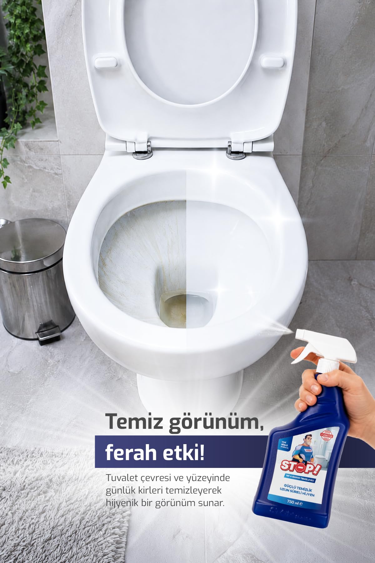 Stop Forte WC & Banyo Temizleyici