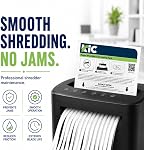 KICTeam - Paper Shredder Lubricating Packs, Synthetic Lubricating Formula Sheets (12 Pack) for Strip-Cut, Cross-Cut & Micro-Cut Paper Shredder Machines - Made in USA