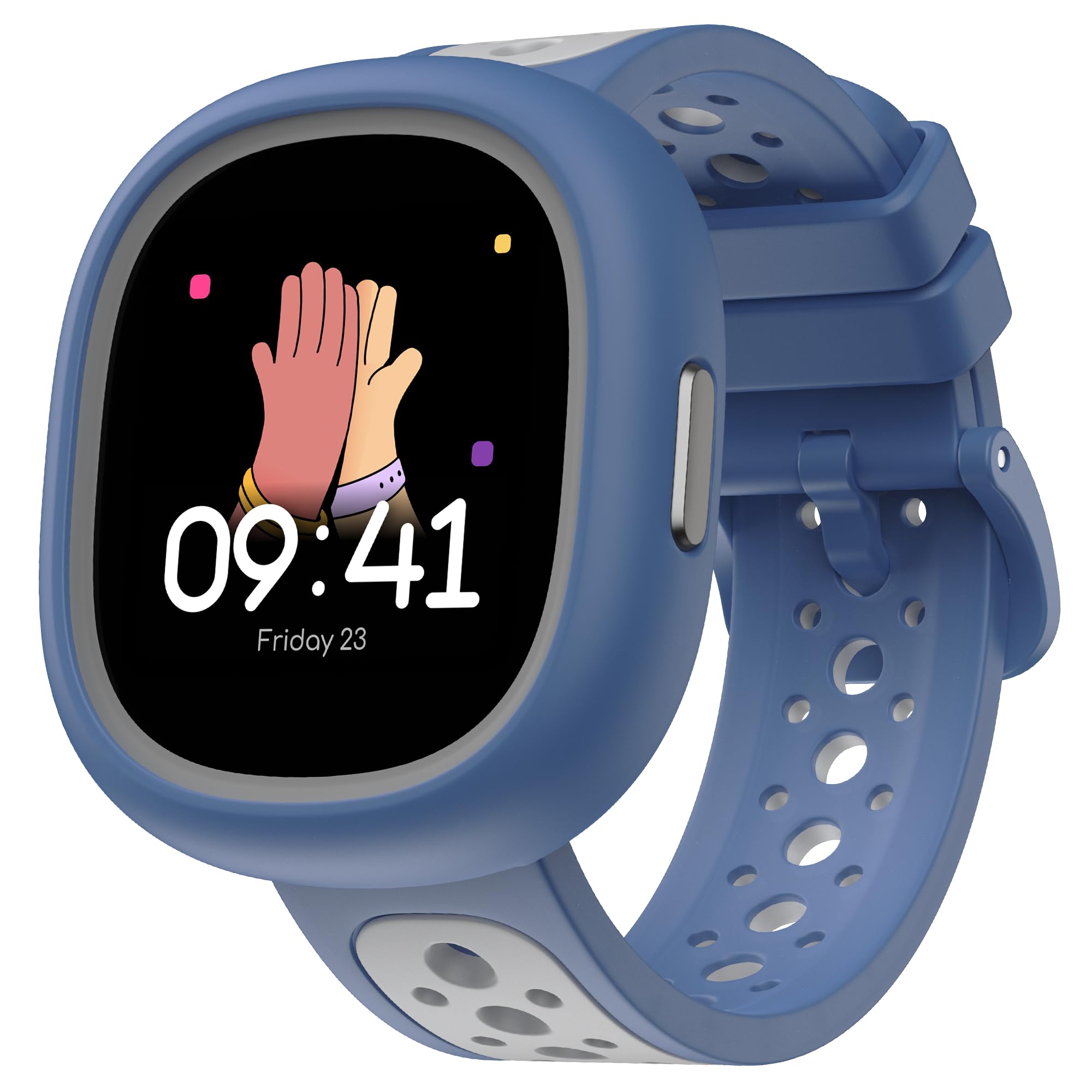 Noise Champ 3 Smart Watch for Kids | 3-in-1 Look with 2 Switchable Bumpers, in-Built Learning Hub, Habit Builder, Exam & School Mode, SOS, 100+ Cloud Faces, Parental Control via App (Arctic Storm)-image-5