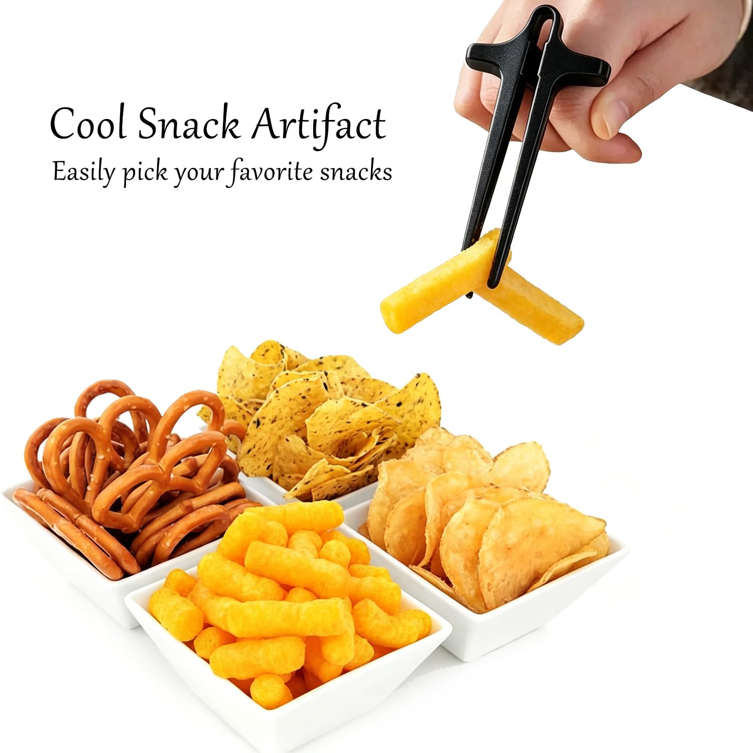 Finger Chopsticks - 8 Pack for Easy Snacking -4