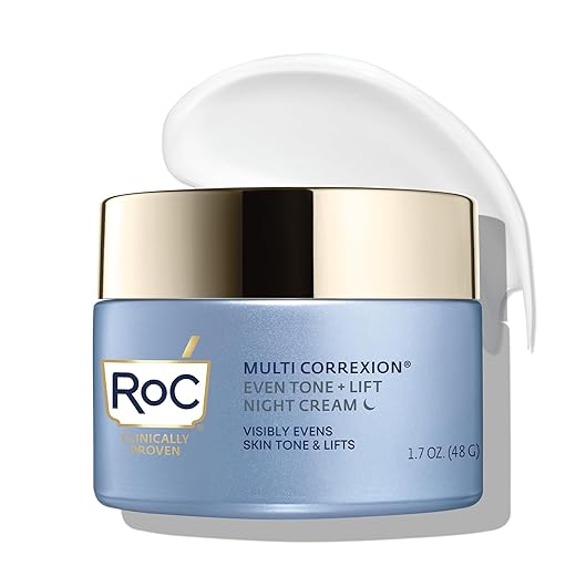 RoC Multi Correxion 5 in 1 Restoring, Anti Aging Night Cream for Face with Hexinol, 1.7 Ounces (Packaging May Vary)