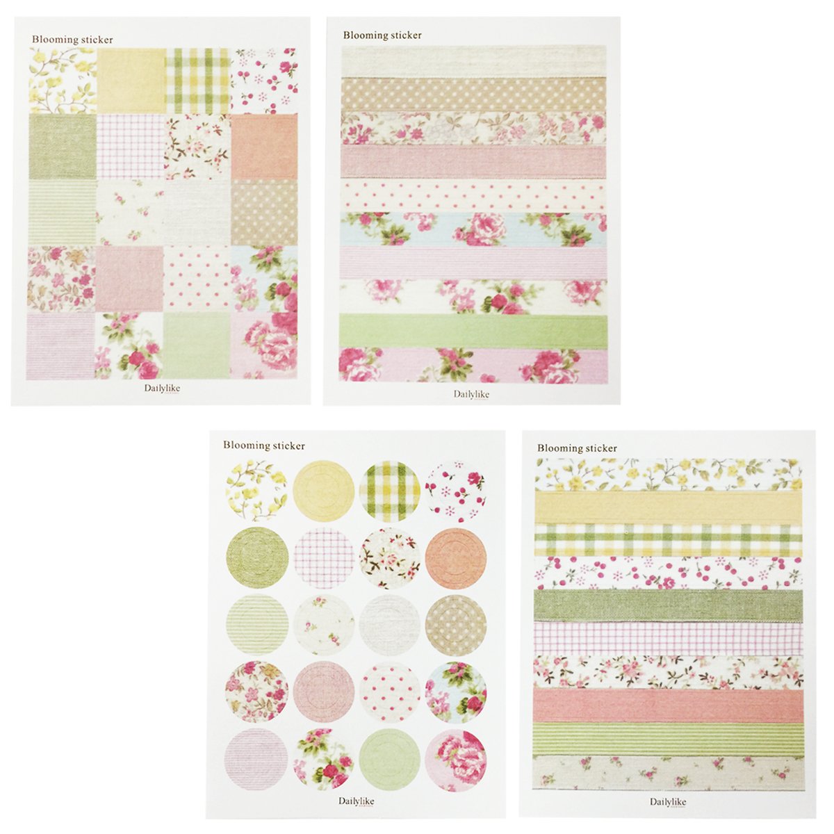 Wrapables Decorativo Campagna Modello Sticker Set