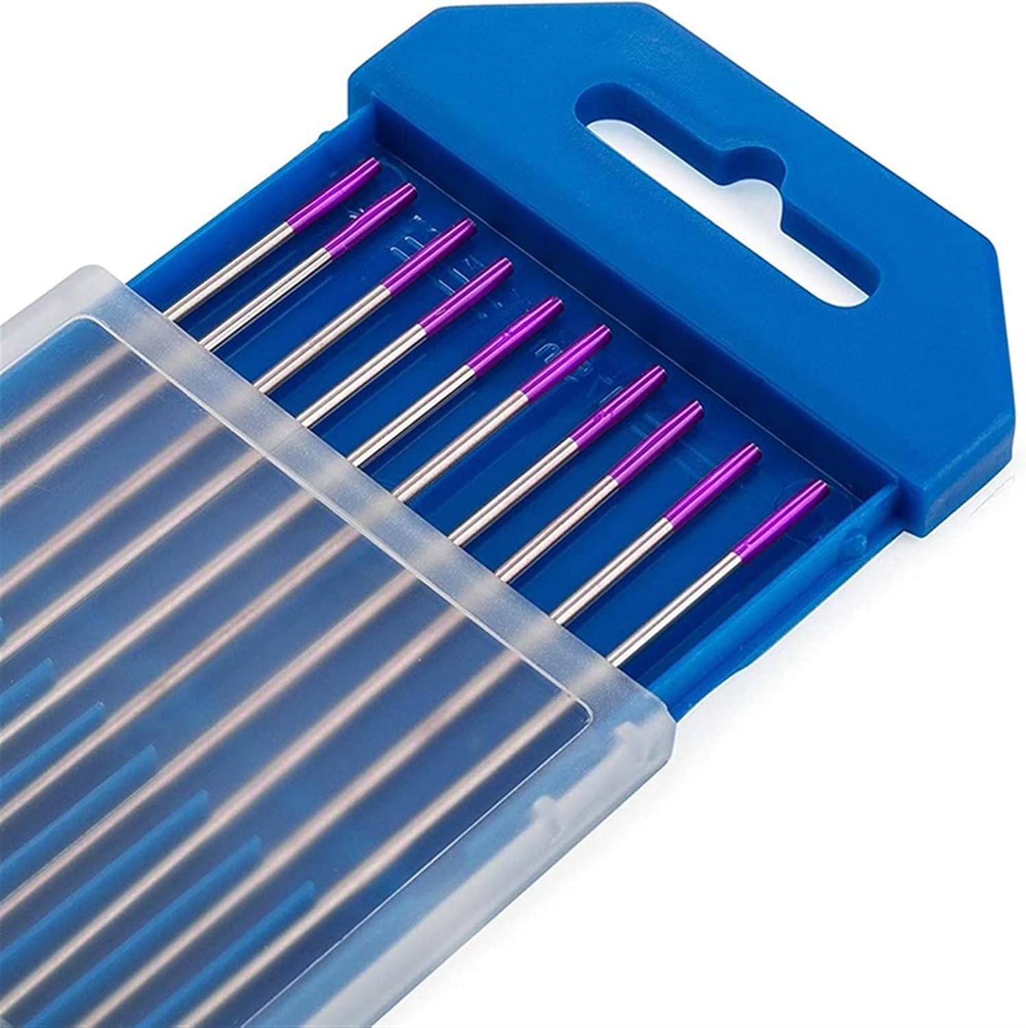 Yatuopng Blue 10 Pieces Set Tungsten Welding Electrodes Argon Arc Rods Electrode Rod