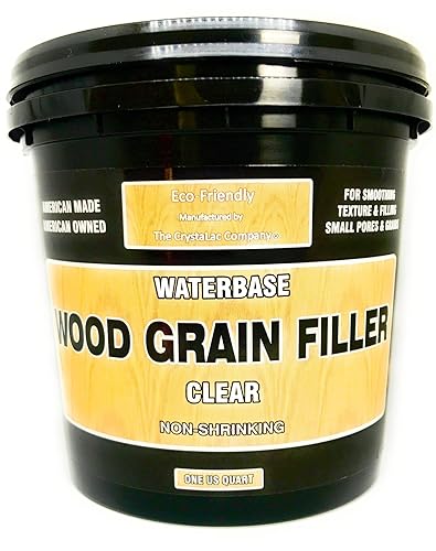 CrystaLac - Llenador de grano de madera transparente