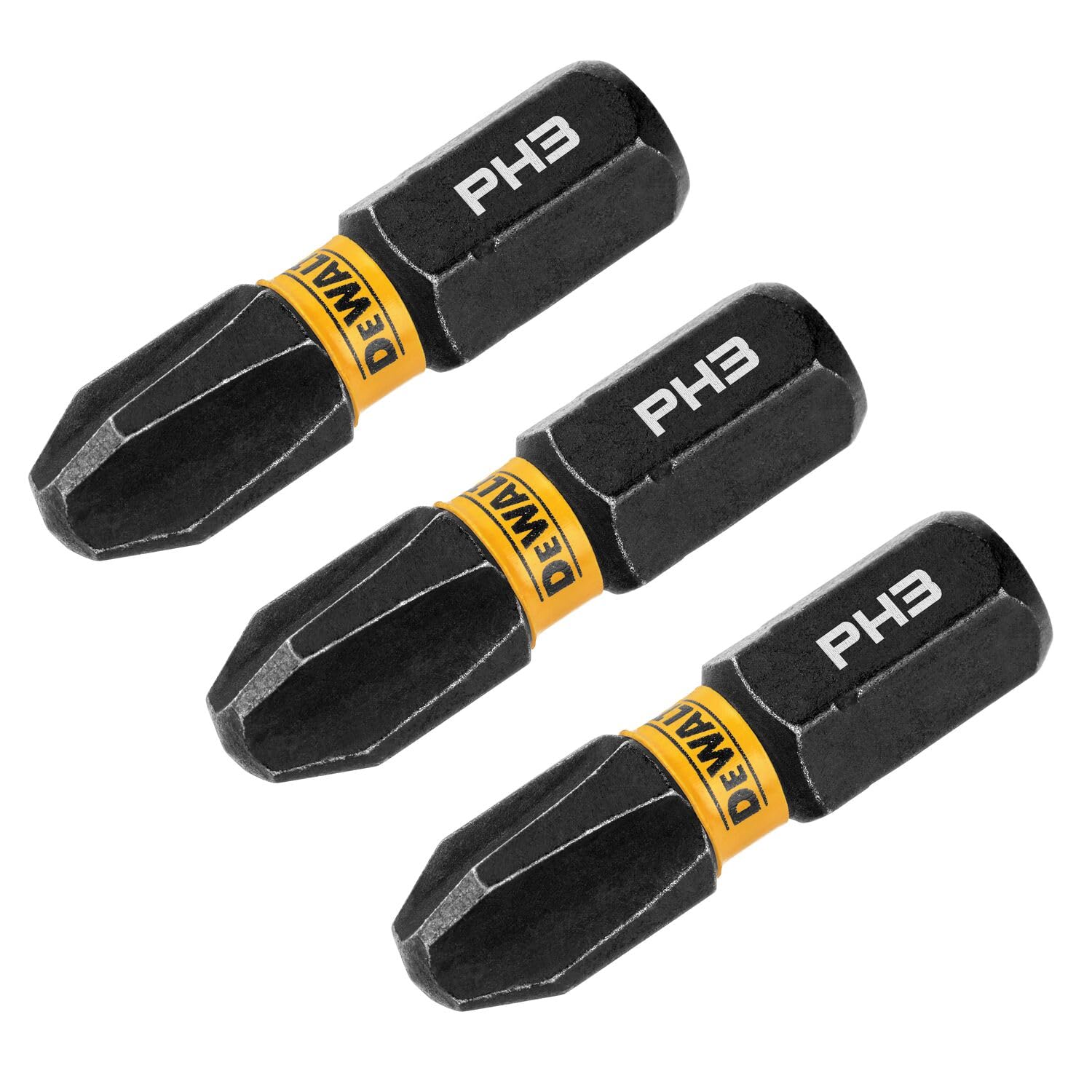 Phillips #3 Impact Ready Lot de 3 embouts antichoc pour éviter le glissement des vis