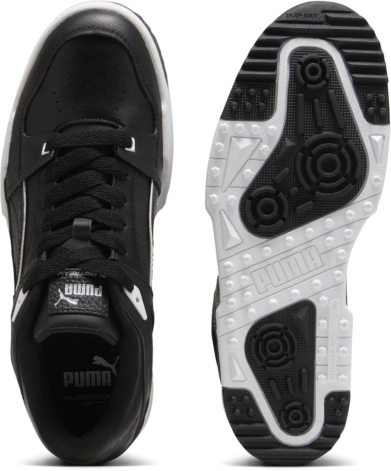 pumagolf Slipstream G Golf Shoe, Puma Black-Puma White, 12 - Image 3