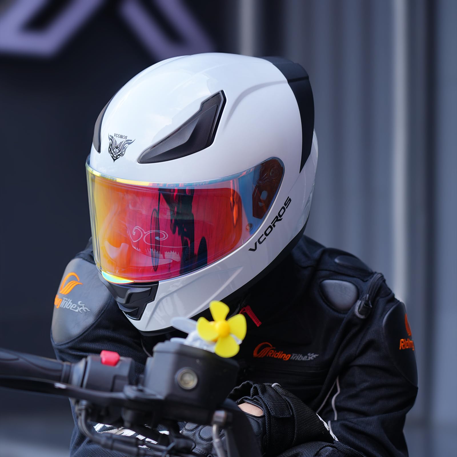 VCOROS Helmvisier für WS-609 ECE Motorradhelm Visier