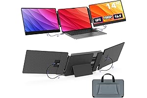 14-inch Laptop Monitor Extender: Dual and Triple Screen Experience