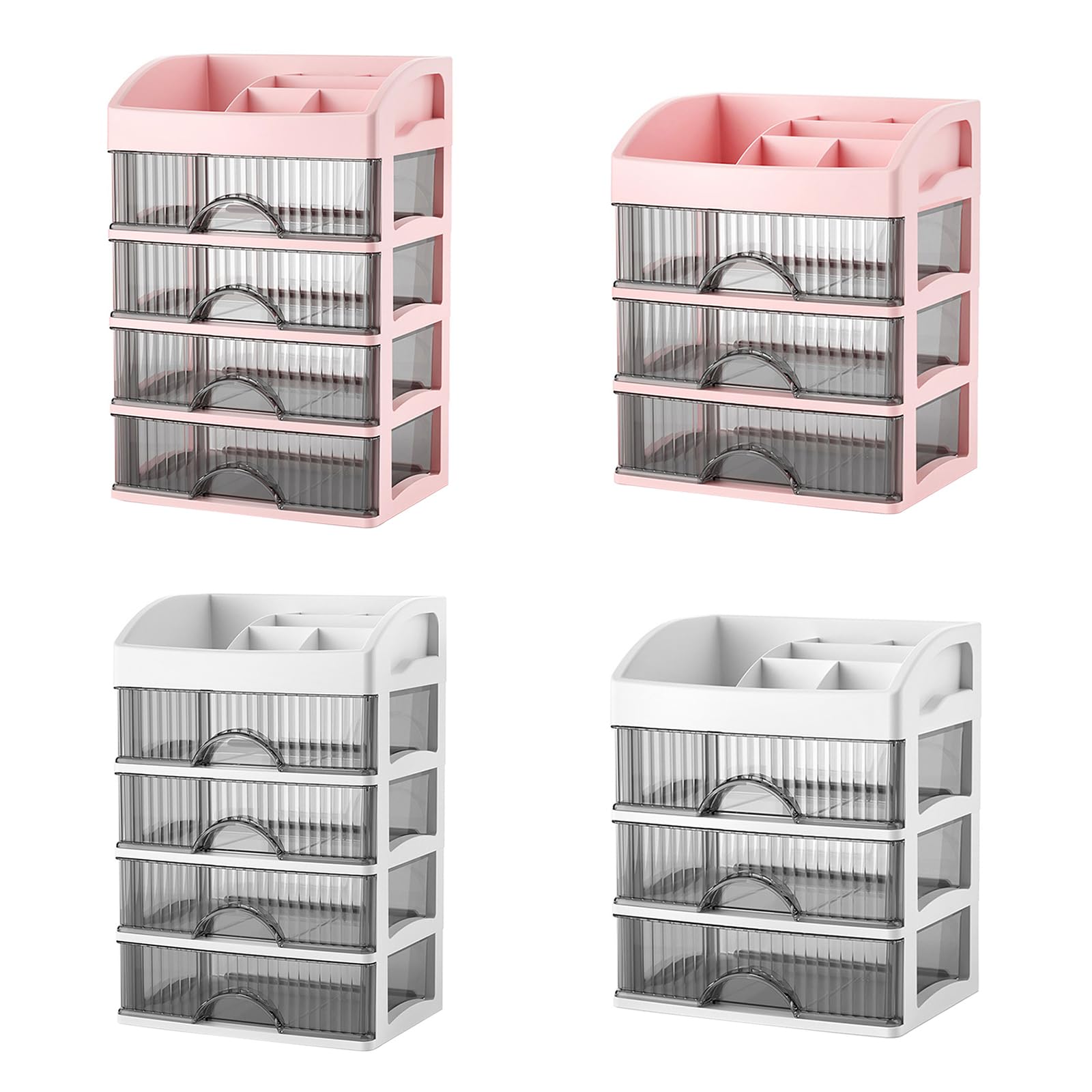 Cajón cosmético Multicapa Elegante organizadores cosméticos Multicapa con Amplio Espacio para Uso doméstico o salón Almacenamiento de Maquillaje