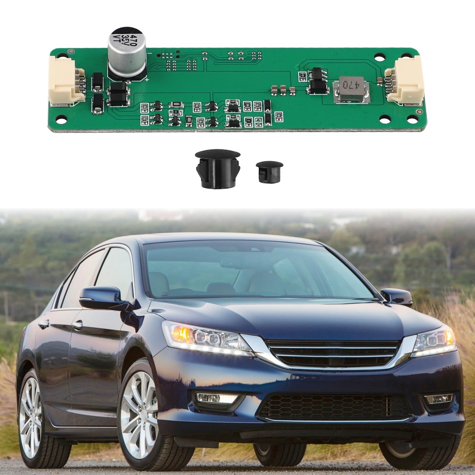 Reparación de placa de controlador de DRL para KIA Ceed 2012-2015, luz diurna LED automática de encendido/apagado módulo controlador reparación luces de conducción diurna