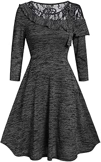 Women's Autumn Casual Long Sleeves V Neck Solid Color Mini Dress Party Dresses(S-XL) - coolthings.us
