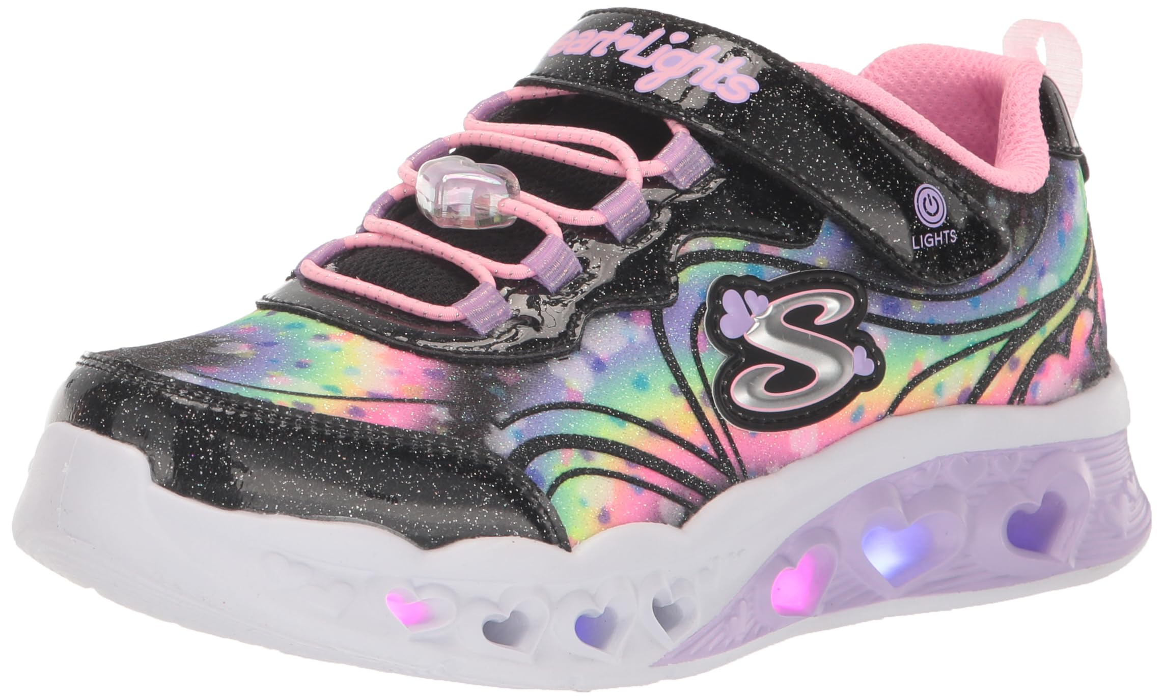 SkechersUnisex-Child Flutter Heart Lights-Groovy Sneaker