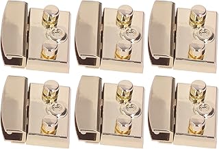 6 Pçs Turn Lock Fecho Bolsa Fechadura Torcida Fecho Fecho de Metal Fecho Bolsa Fechadura Acessório para DIY Couro Artesanato Bolsa de Ombro Bolsa Acessórios