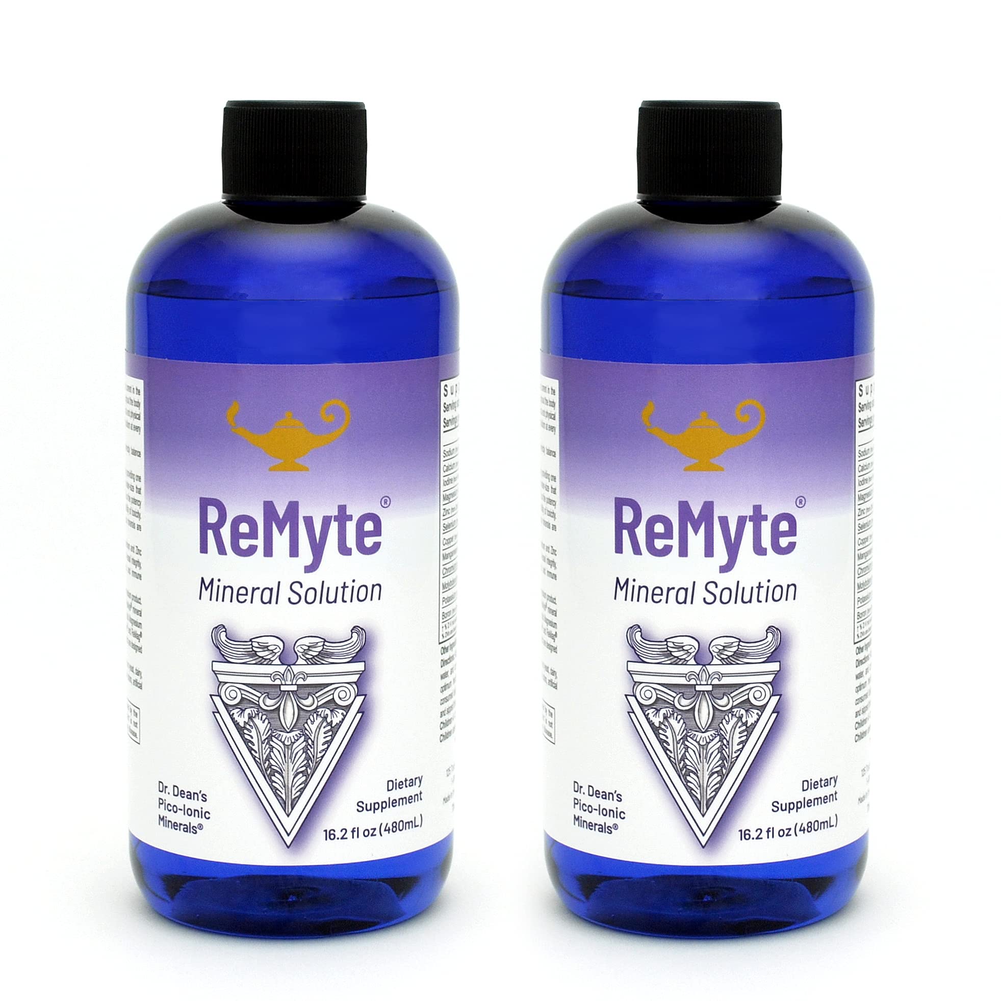 RnA ReSet ReMyte – Electrolyte Mineral Solution with Magnesium, Iodine, Selenium & Zinc, 16.2 Fl Oz (2-Pack) NSF Certified