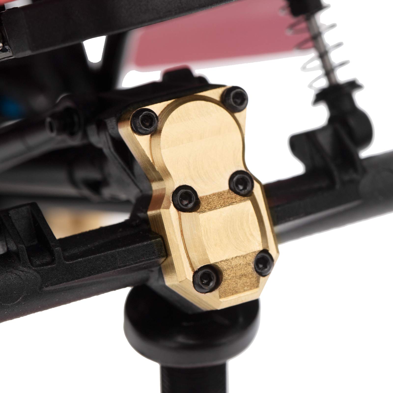 SHEAWA Counterweight Cover Brass Diff Cover for 1/24 Axial SCX24 90081AXI00002 AXI00001 RC Car Modification Parts Accessories - Image 4