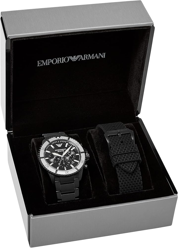 Amazon.co.jp: [エンポリオアルマーニ] 腕時計 DIVER AR80050 メンズ