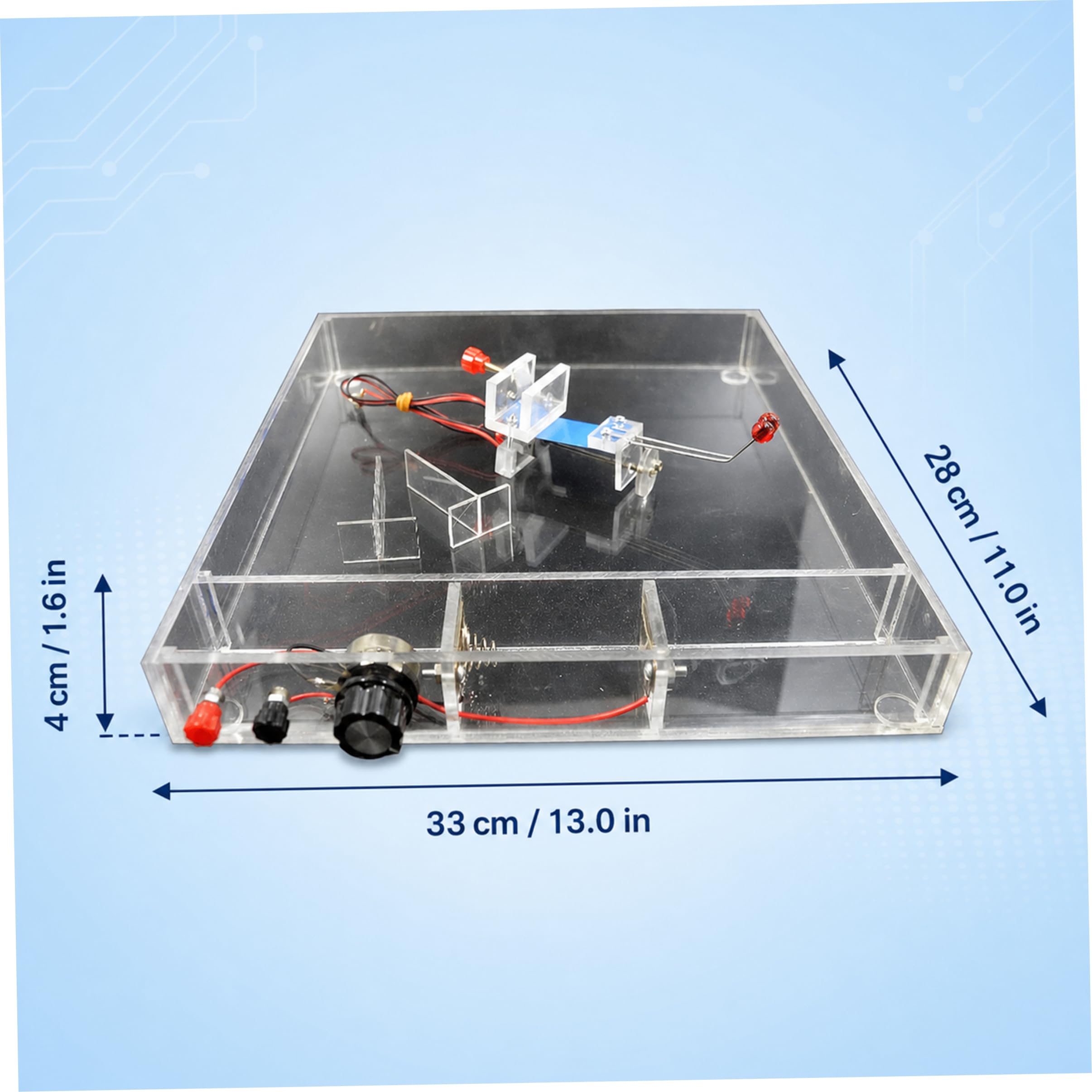 Tanque de Agua generador de Ondas, Instrumento de enseñanza de física con oscilador mecánico de proyección para Laboratorios de Aula, Instrumento de enseñanza de física