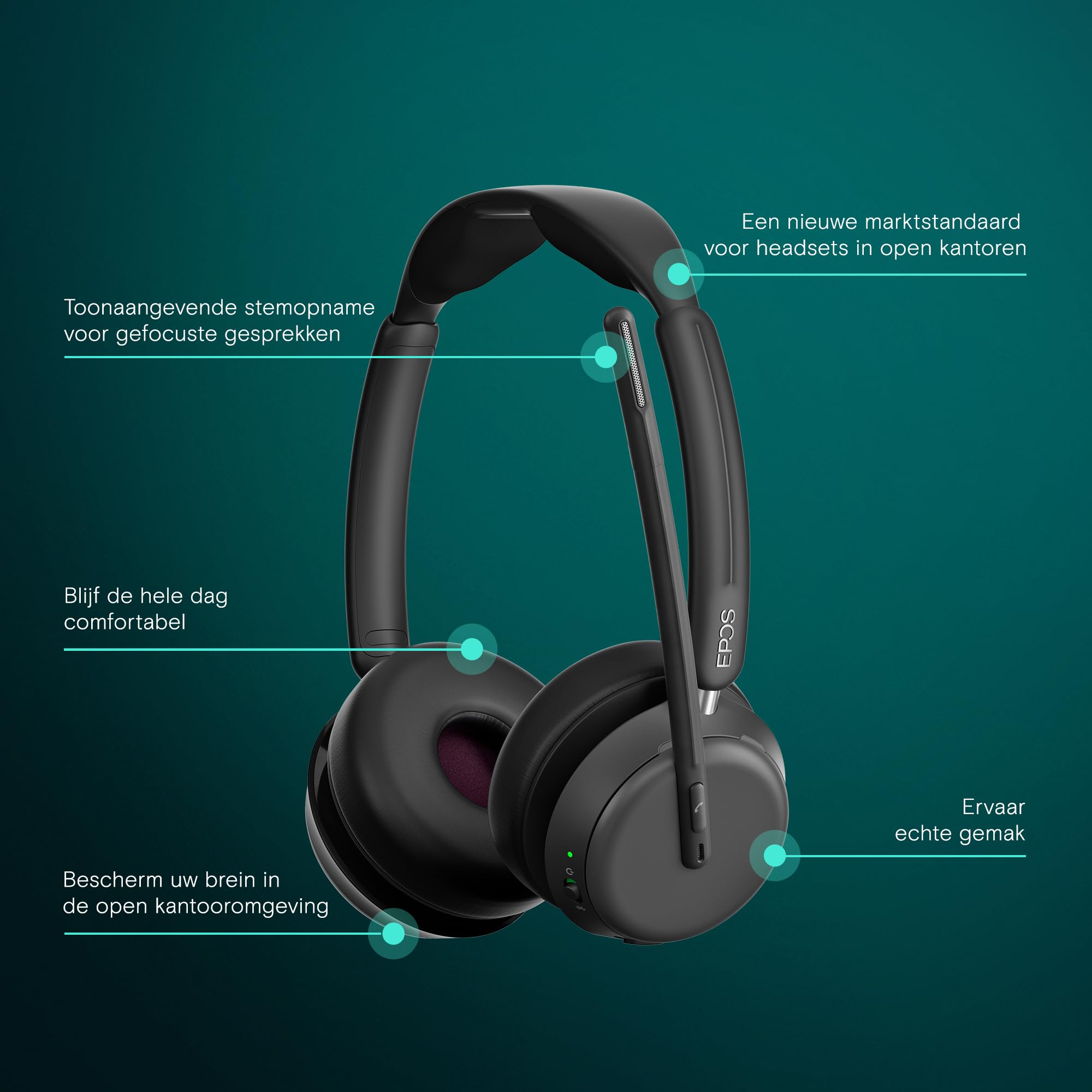 Impatto 1061T - Testaudio Avanzata con ANC e Microfono AI - Dettaglio