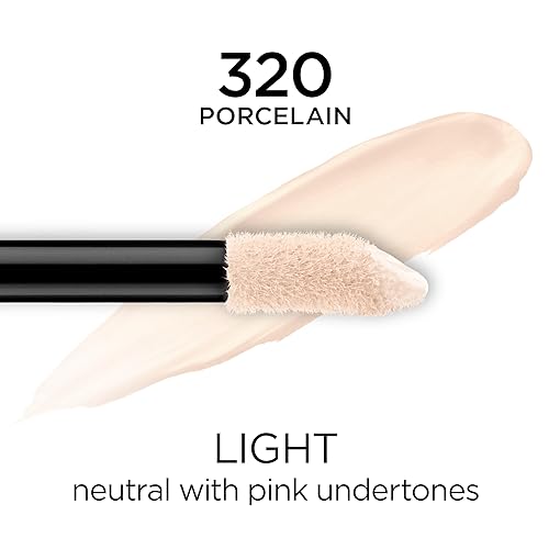 Miniatura 2 de L'Oreal Paris Makeup Infalible Full Wear Corrector mate impermeable, cobertura completa, tono de piel claro (Porcelain), 0.33 fl oz