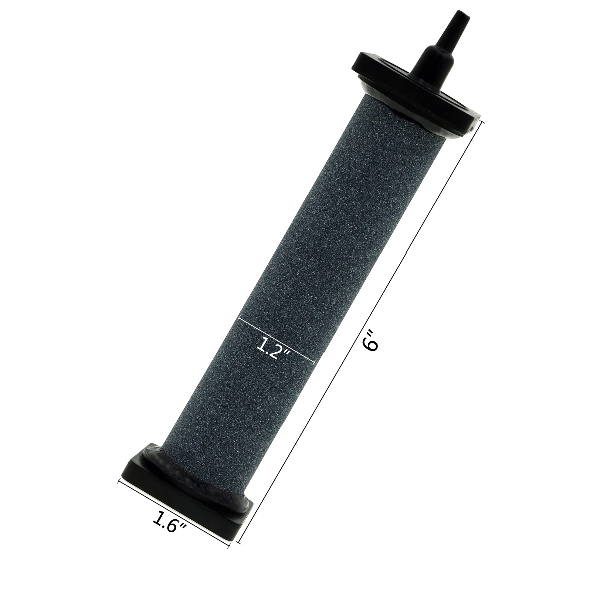 ALEGI A30150 Luftstein für Aquarien, mit Kunststoff-Schild für Hydrokultur, Aquarium, 2 Stück