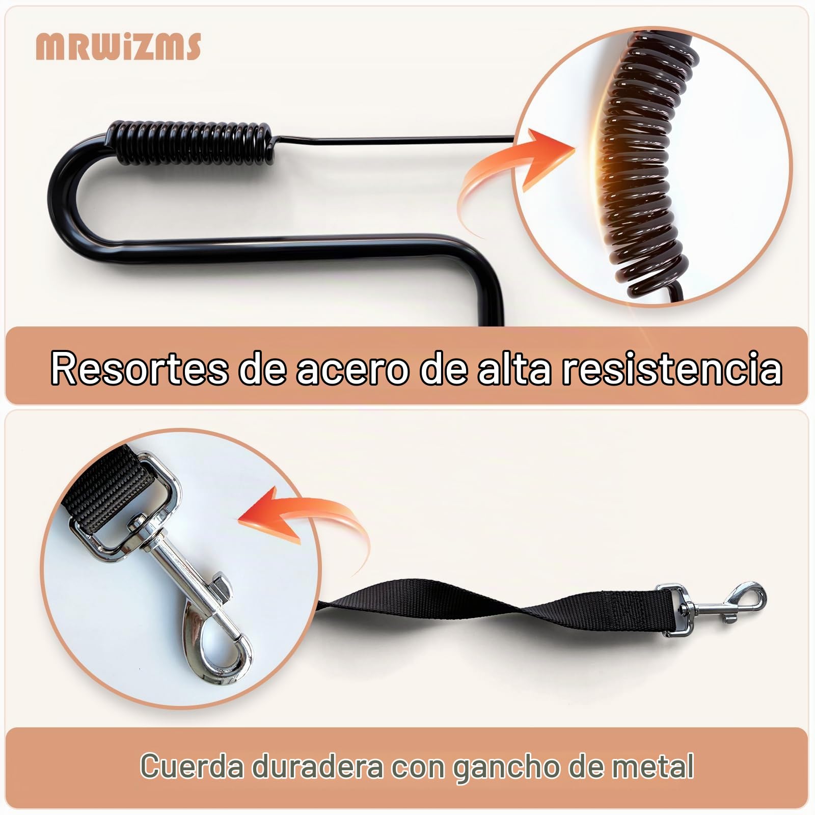 Correa para Perros Bicicleta, 180°Correa de Perro Ejercicio para Bicicleta, Ejercitador de Mascotas para Pasear Perros, Correr, Andar en Bicicleta, Correa Antitirones Perro Bicicleta