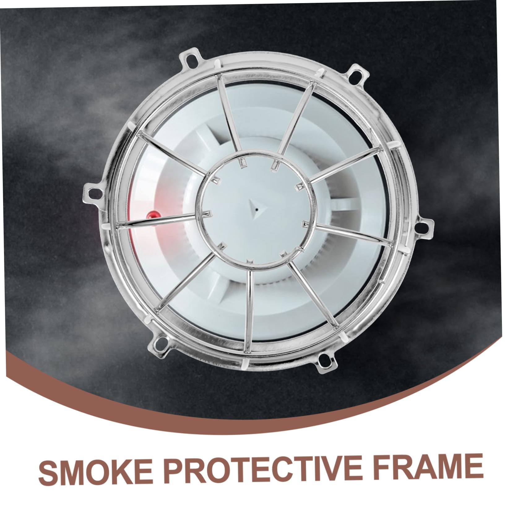Mikinona 4 Piezas Protector para Detectores de Humo Resistente para Alarma contra Incendios Fácil Instalación Compatible con Sistemas Residenciales y Comerciales