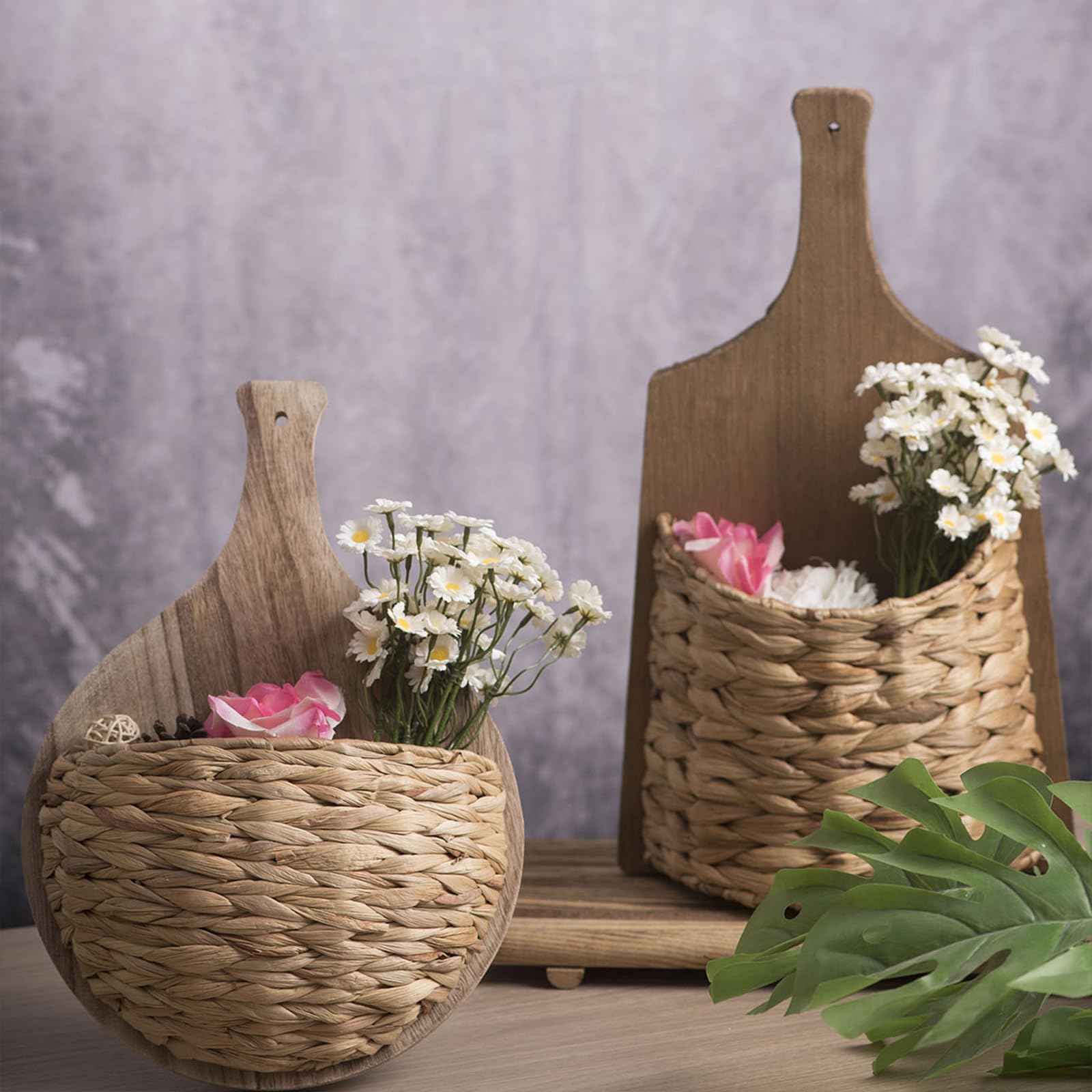 Wand-Pflanzenkorb, dekorativ, für drinnen und draußen, Heimdekoration für Pflanzen, stilvoller Pflanzgefäßhalter für Pflanzenliebhaber, perfekt für Haus und Garten