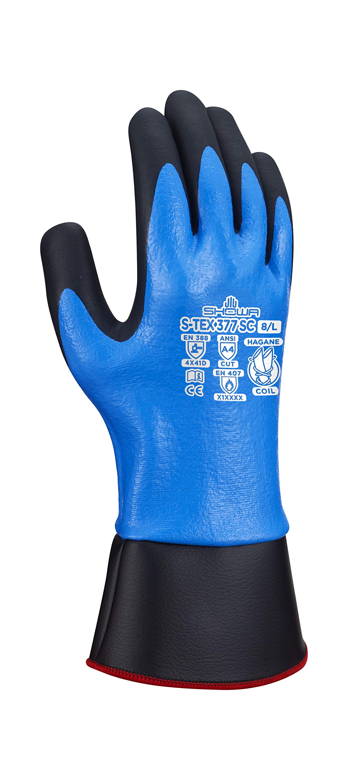 shi SHOWA S-TEX 377SC Nitrile Fully Coated Cut Resistant Safety Glove