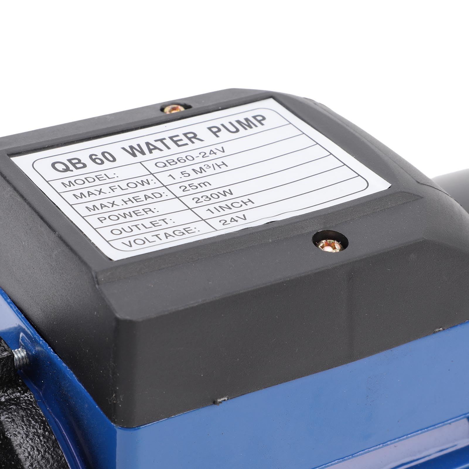 Bomba de Agua de 24 V Bomba de Agua de Alta Elevación de 230 W de Alta Presión Resistente Elevación de 25 M Caudal de 1,5 M³/H 3200 RPM con Cuerpo de Aluminio Fundido