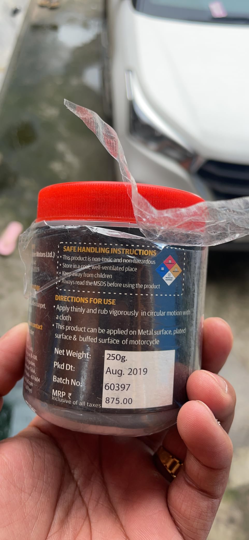 Royal Enfield Essentials Metal Polish 250 Gms, White Amazon.in Car & Motorbike