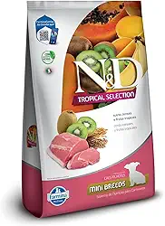 N&D Tropical para Cães Filhotes de Raças Mini e Pequenas Sabor Suíno, Cereais e Frutas Tropicais 2,5Kg