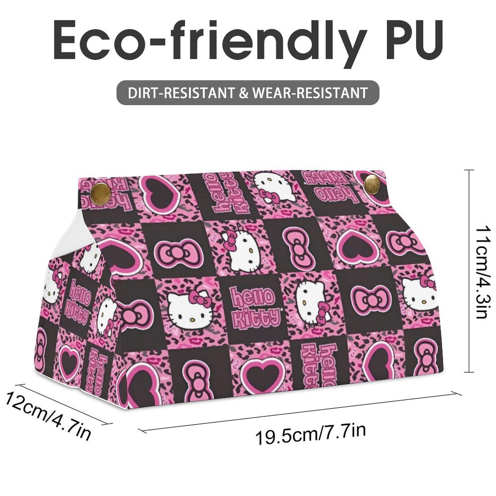 Amazon｜ハローキティ ヒョウ柄 ティッシュケース レザー