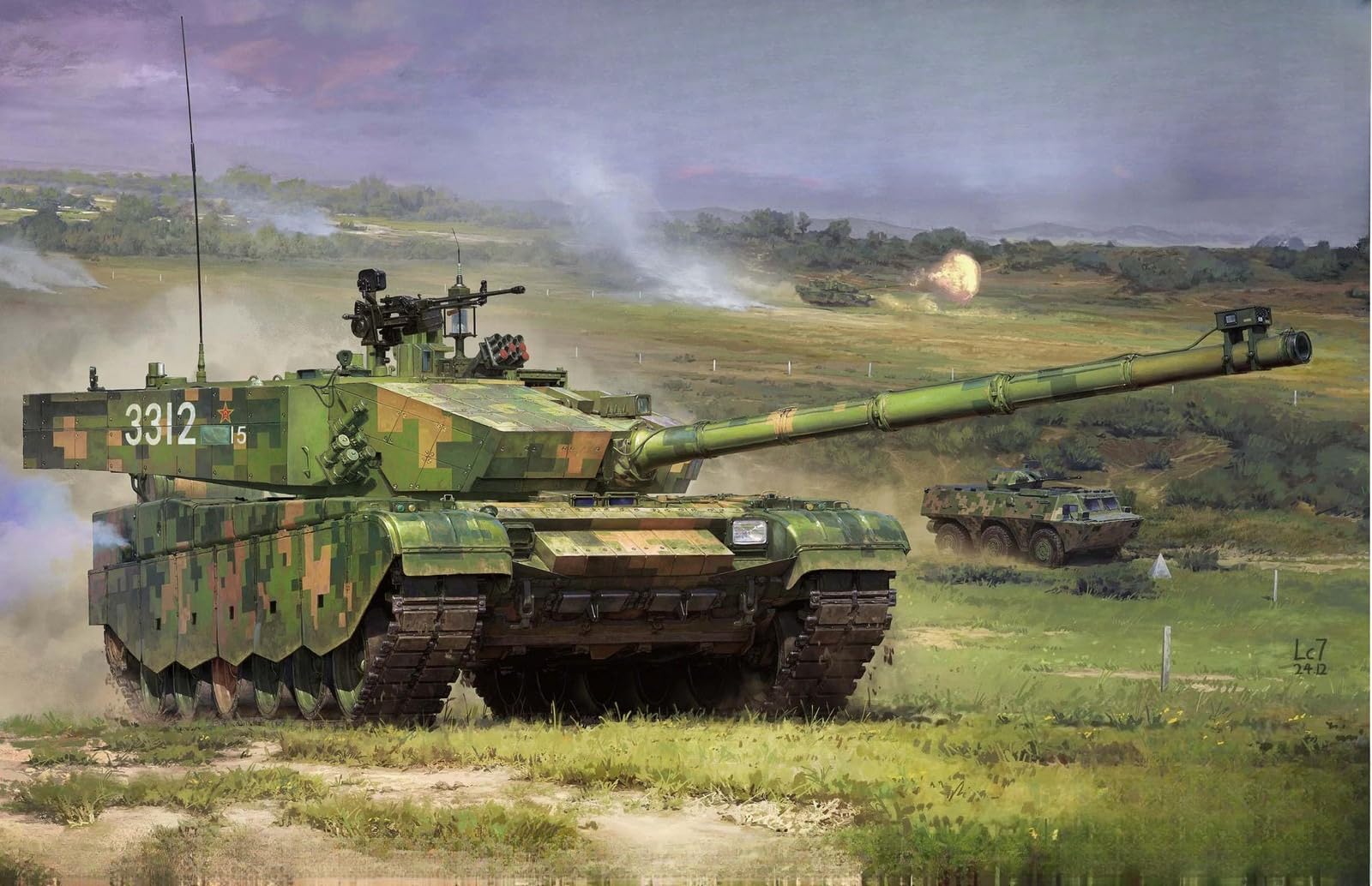 Amazon | 1/35 4903 中国人民解放軍 ZTZ-99A 主戦車 軍事模型キット
