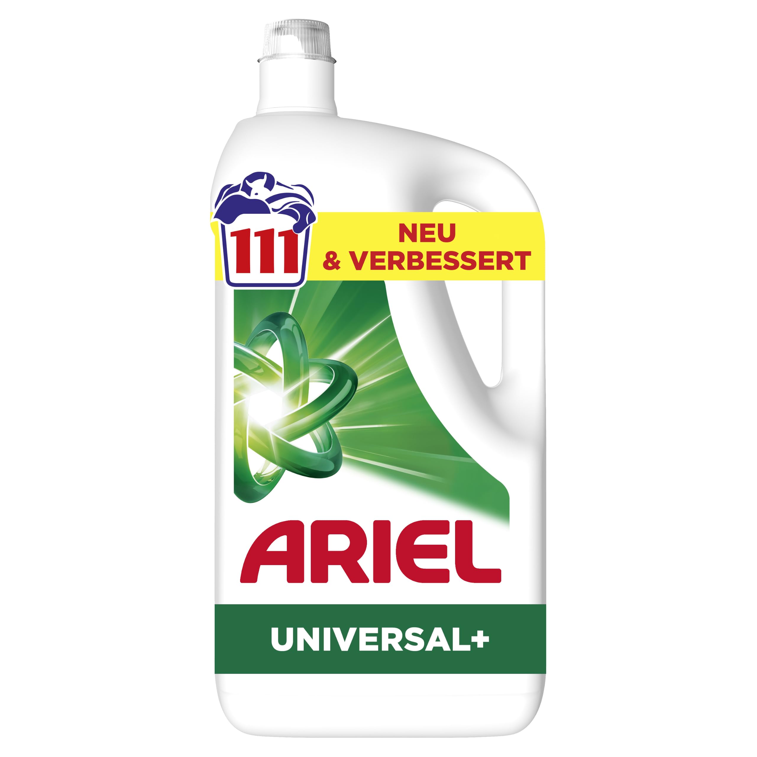 Ariel Flüssigwaschmittel Universal+, 111 Wäschen, Waschmittel flüssig