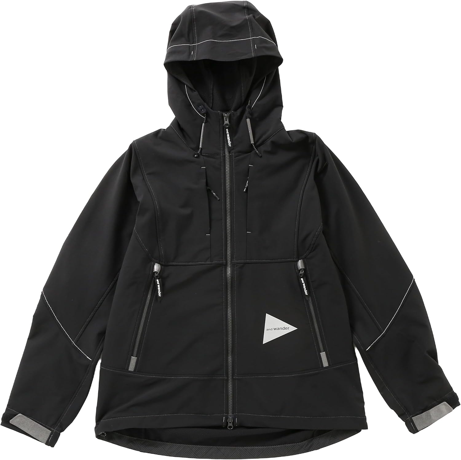 [アンドワンダー] ライトストレッチシェルジャケット XL ブラック 黒