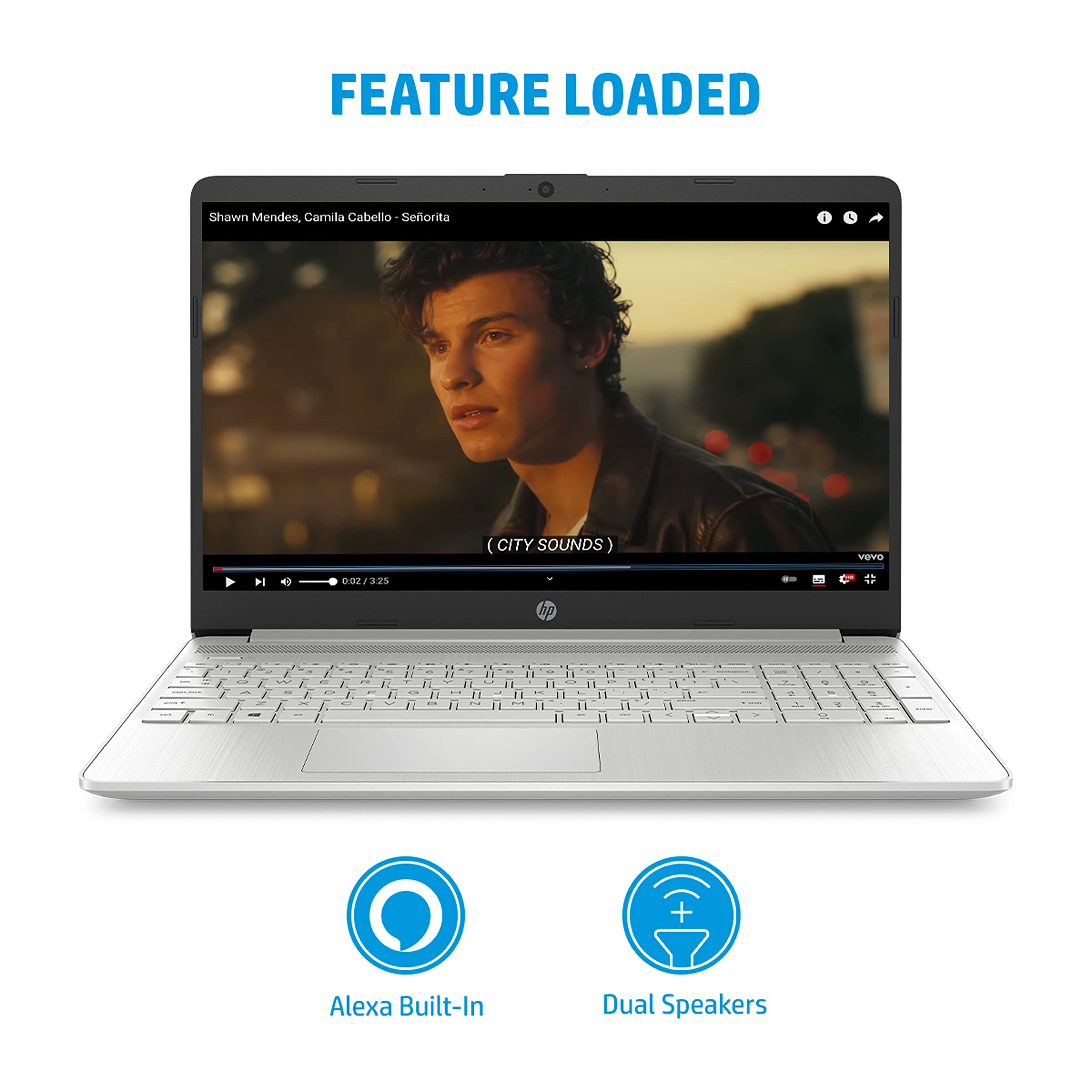 HP Laptop 15s, 11th Gen Intel Core i3-1125G4, 15.6-inch (39.6 cm