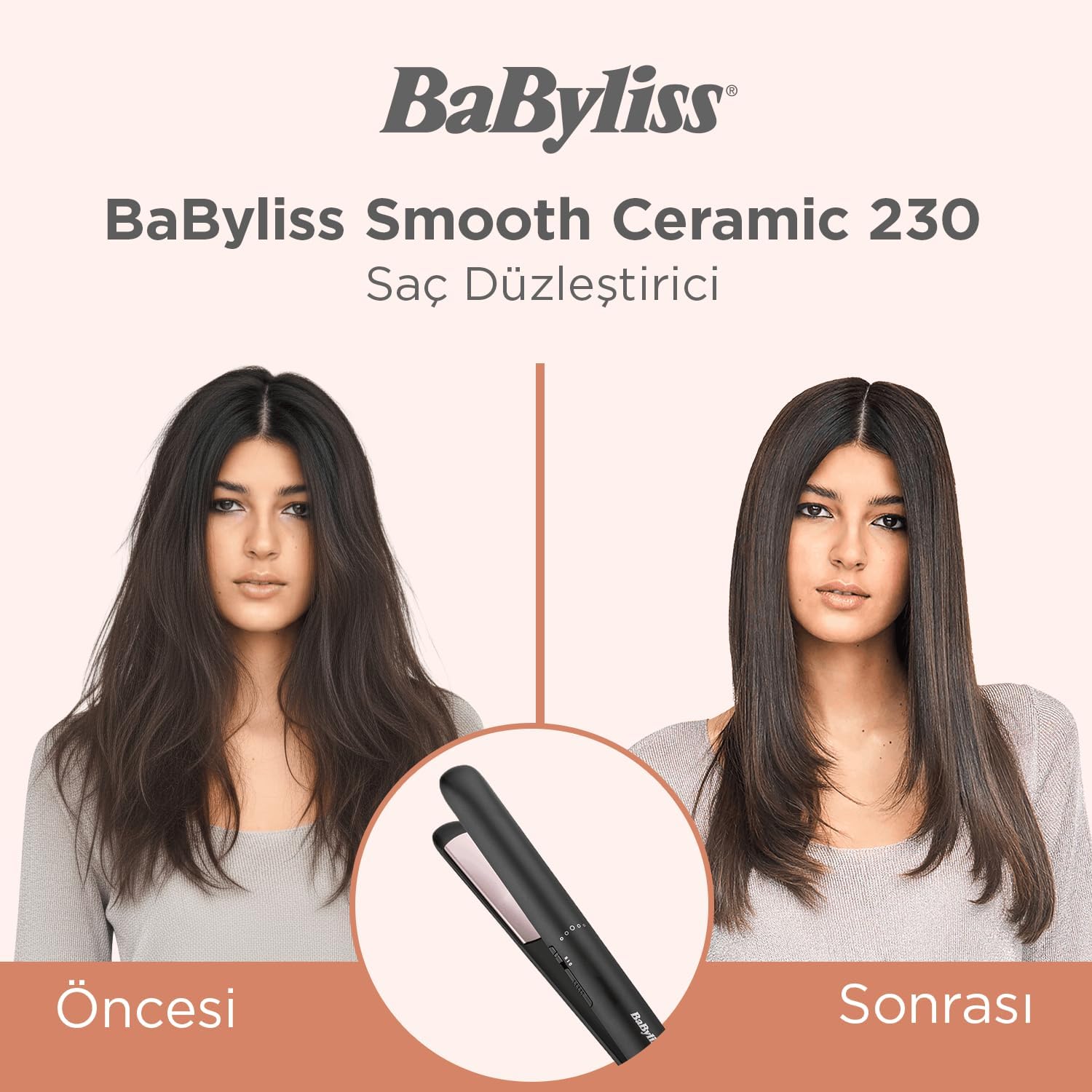 Nova Engel Plancha De Pelo St241E Cerámica Lisa 230 1 U