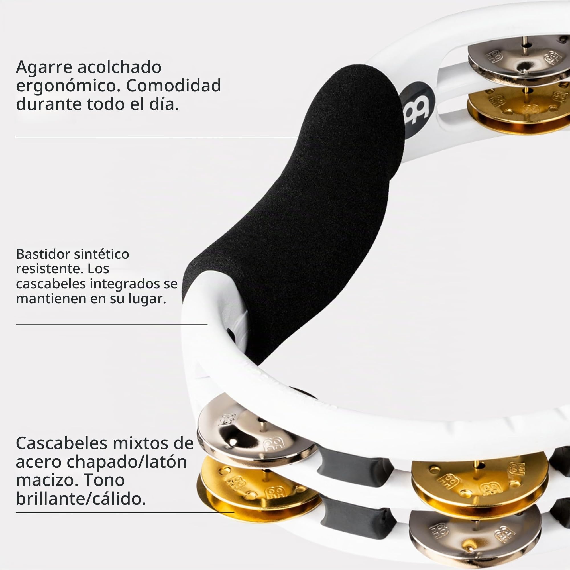 Meinl Percussion TMT1M-WH - Pandereta