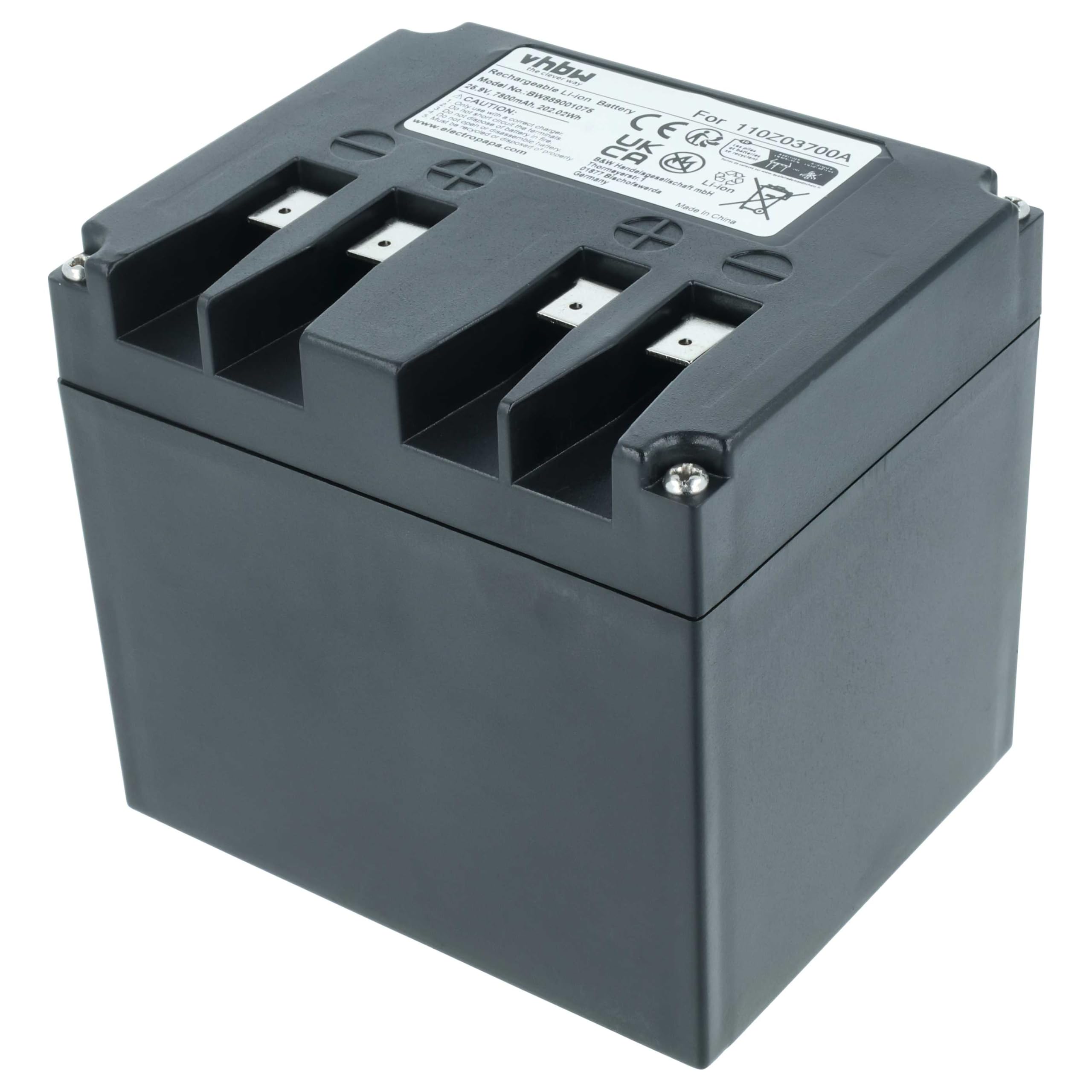 vhbw Batería reemplaza Ambrogio Tipo B, 110Z03700A para Robot cortacésped cortacésped 7800mAh 25,9V Li-Ion