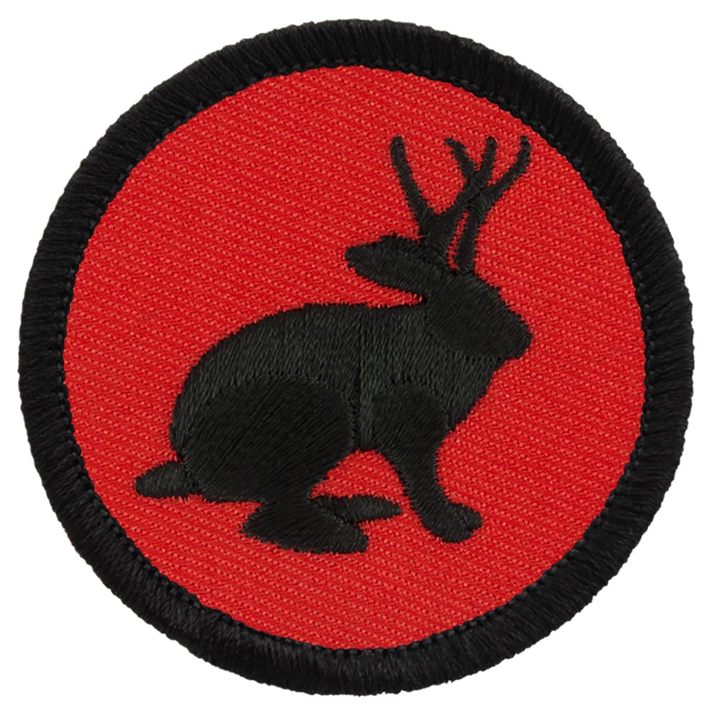 Retro Red and Black Jackalope Patrol Patch - 2