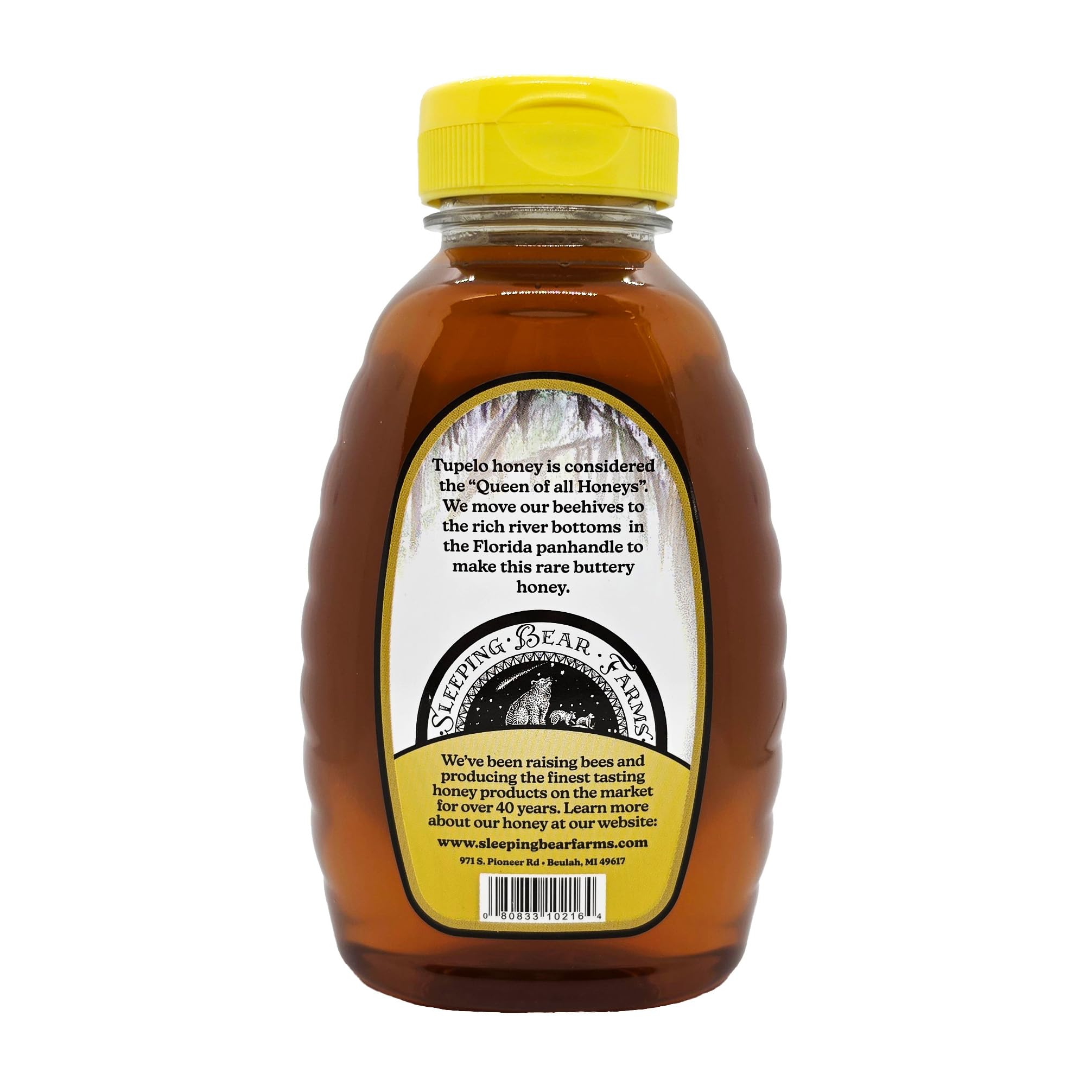 Tupelo Honig 473 ml Premium Qualität A von Sleeping Bear Farms Imker im Florida Apalachicola Flussbecken