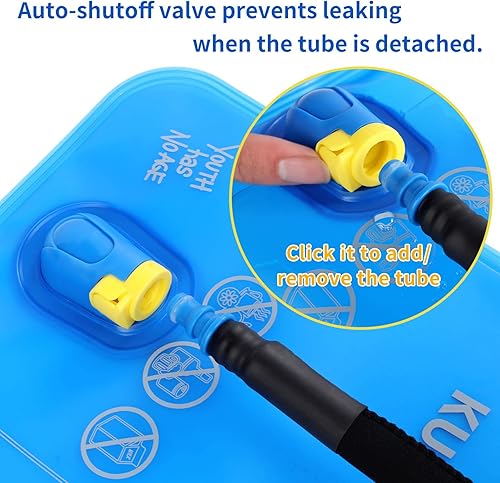 Miniatura 4 de Hydration Bladder 2 Liter, BPA Free Water Bladder for Hiking Backpack Water Storage Bag with Insulated Tube, Hydration Backpack Replacement for