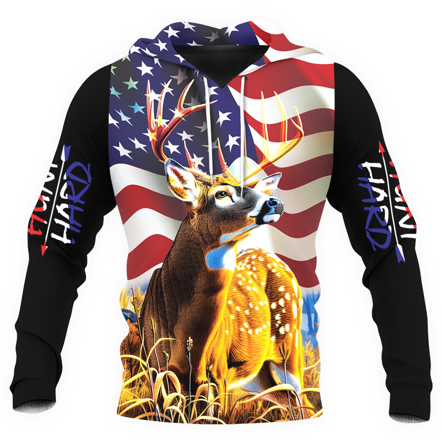 PriAmi Custom Camo Hoodie for Women, 3D Pullover Hunting Sweater Gift