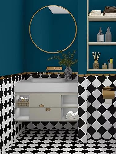 Miniatura 4 de 4 plantillas de cuadros para tablero de ajedrez, 4 tamaños, plantillas cuadradas en forma de diamante, plantillas reutilizables para pintar sobre