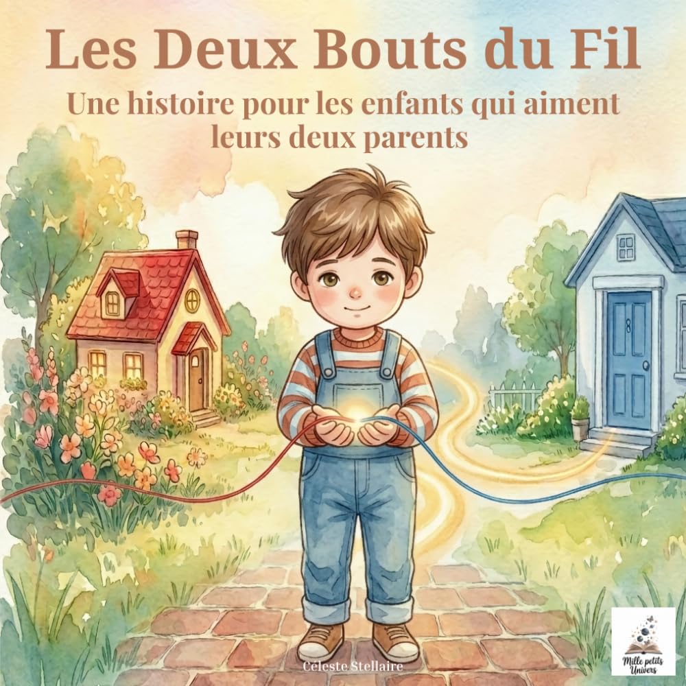 Les Deux Bouts du Fil: Un livre pour aider les enfants de parents séparés à ne plus choisir (Deux maisons, un seul cœur)