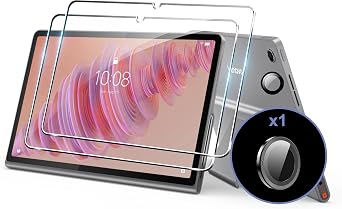 Screen Protector for Lenovo Tab Plus 2024 [11.5 Inch] Tempered Glass, [2+1] Pack of 2 Screen Protectors + 1 Piece Camera Protection, HD 9H Hardness Glass Screen Protector