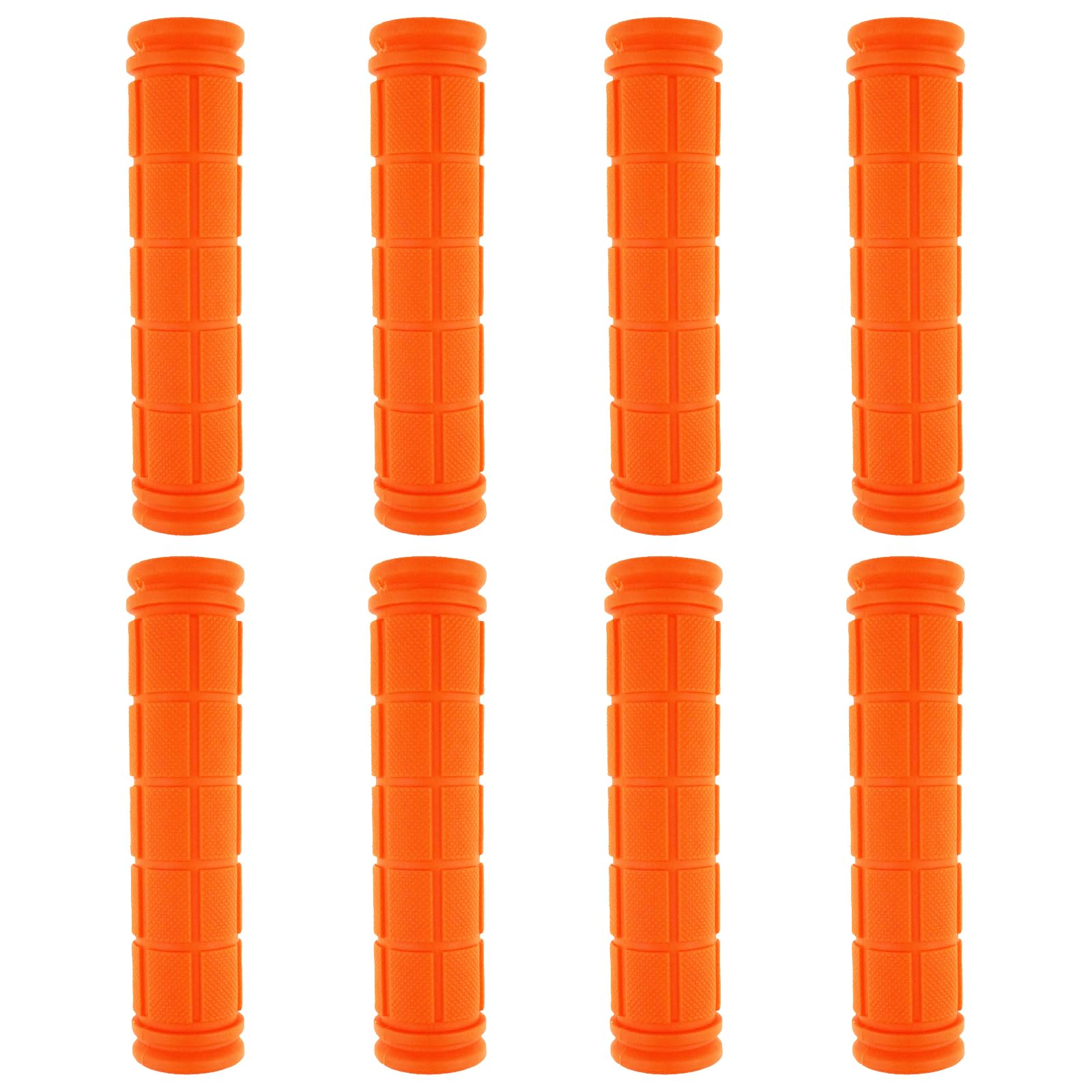 Kasteco 4 Pairs Bicycle Handle Bar Grips Mushroom Grips for BMX/MTB/Road Mountain Bikes